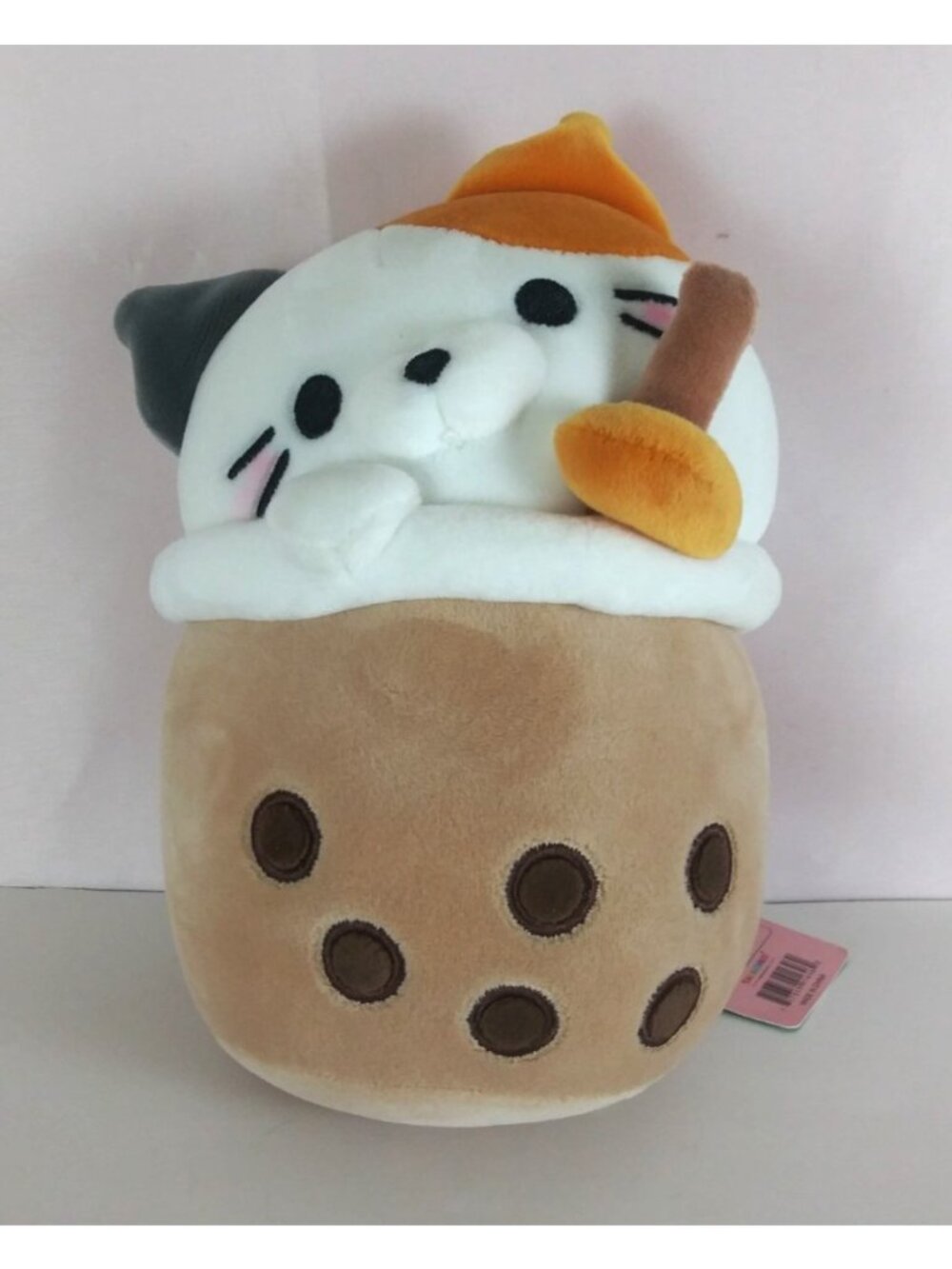 NWT Takashoji Cat Boba Milk Tea 8" Plush